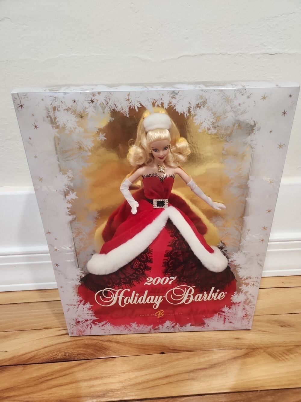 2007 Holiday Barbie Doll Collector’s Edition K7958 New in Box Mattel Christmas